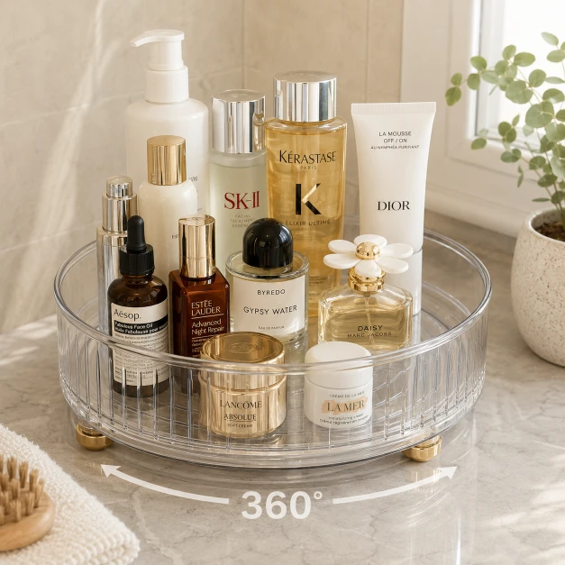 CECOLIC Organizador de Maquillaje Giratorio de 360°