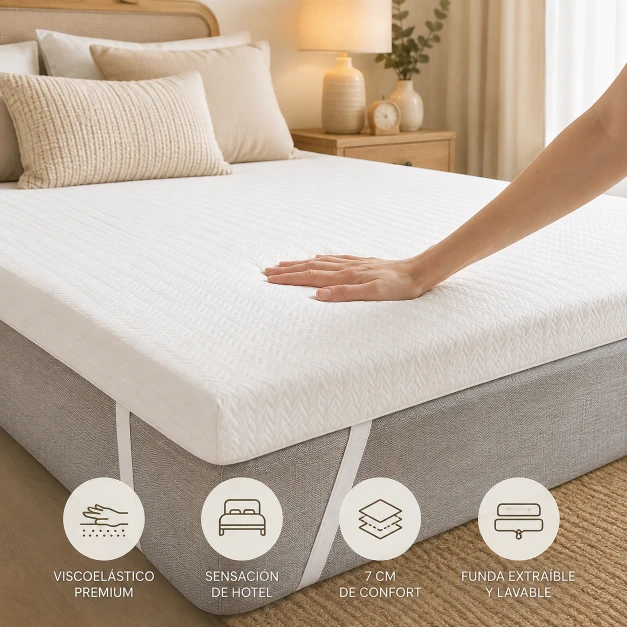 Pikolin Home Topper Viscoelástico de Hotel