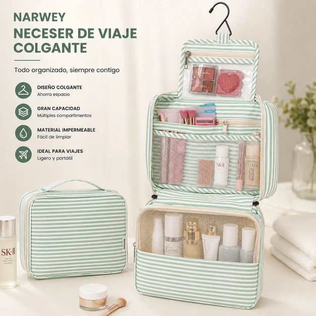Narwey Neceser de Viaje Colgante