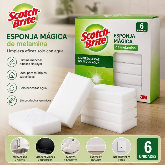 Scotch-Brite Esponja Mágica de Melamina