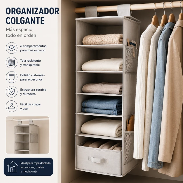 Lifewit Organizador Colgante para Armario