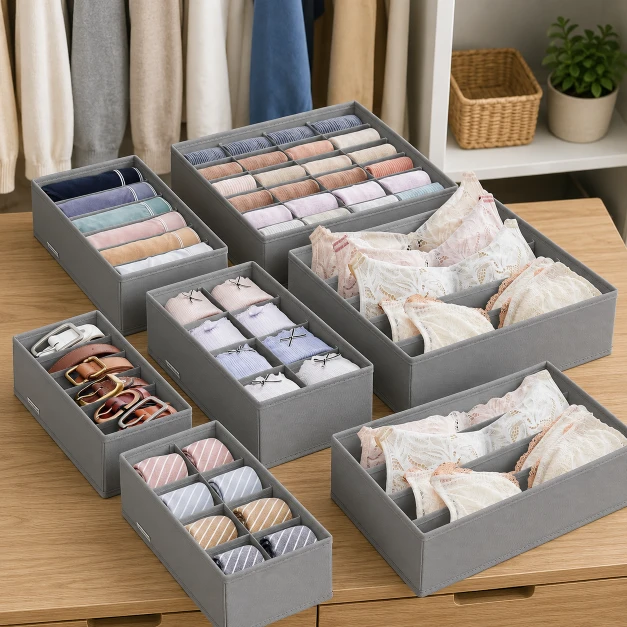 SONGMICS Organizadores de Cajones – Juego de 8