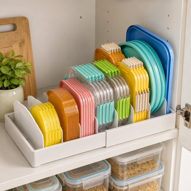 Lifewit Organizador Ajustable para Tapas de Recipientes
