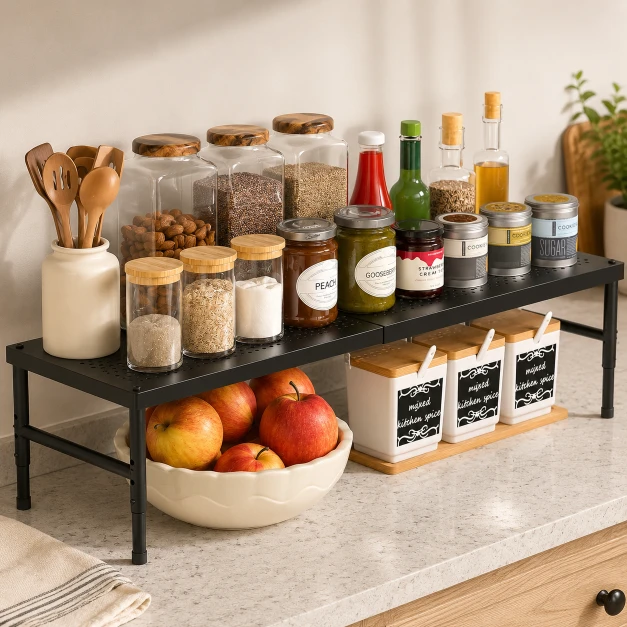 HI-NINGER Estante Extensible para Armario de Cocina