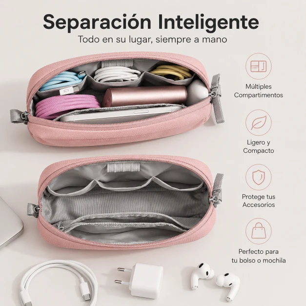 Tomtoc Organizador para Accesorios Electrónicos
