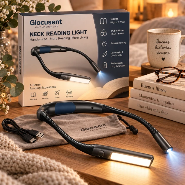 Glocusent Luz de Lectura para Cuello