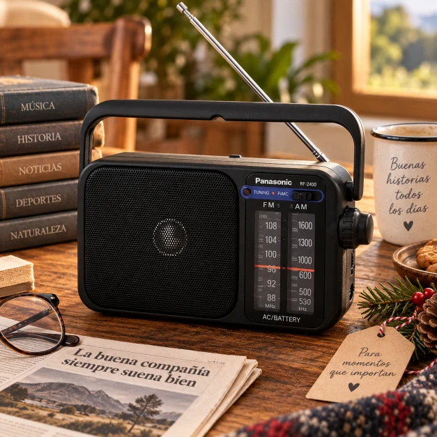 Panasonic RF-2400DEG-K – Radio Portátil AM/FM