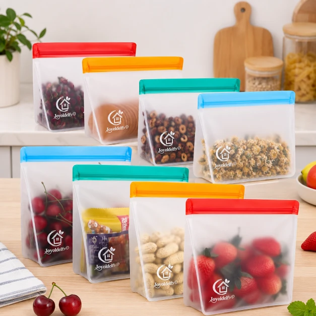 Joyoldelf Bolsas Reutilizables para Alimentos – 8 unidades